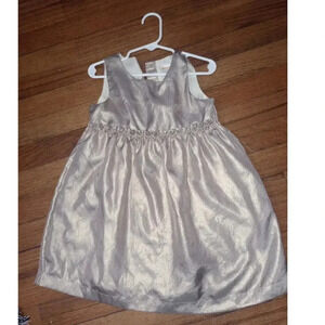 Toddler Gymboree dress 4 metallic sleeveless